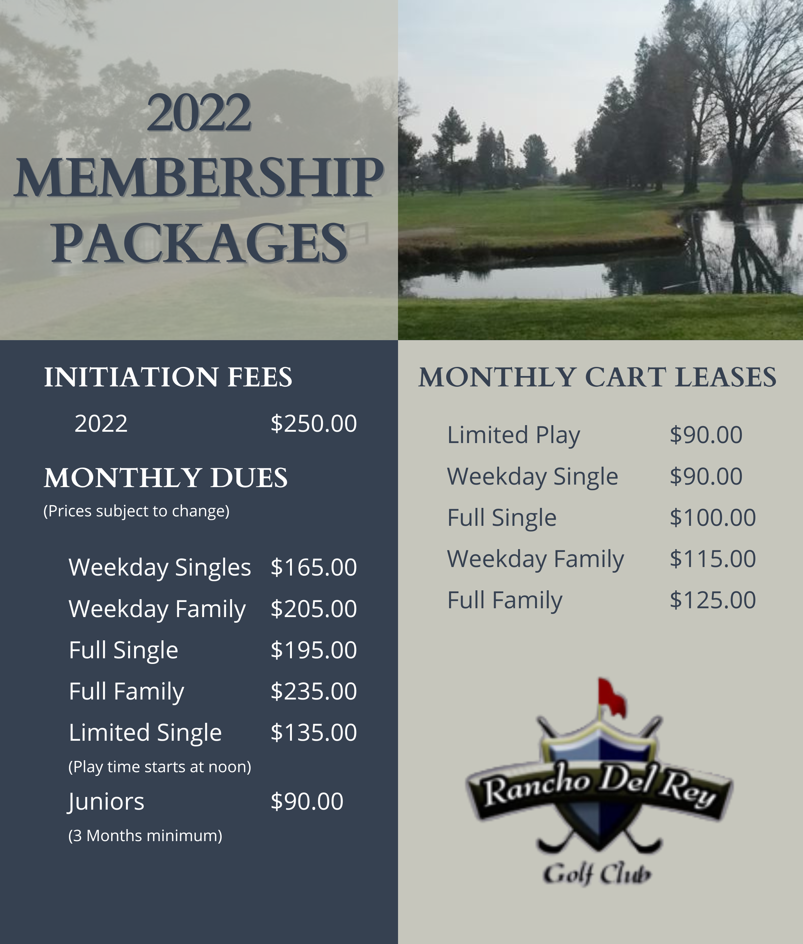 Memberships - Rancho Del Rey Golf Club